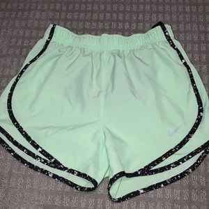 mint/lime green nike shorts